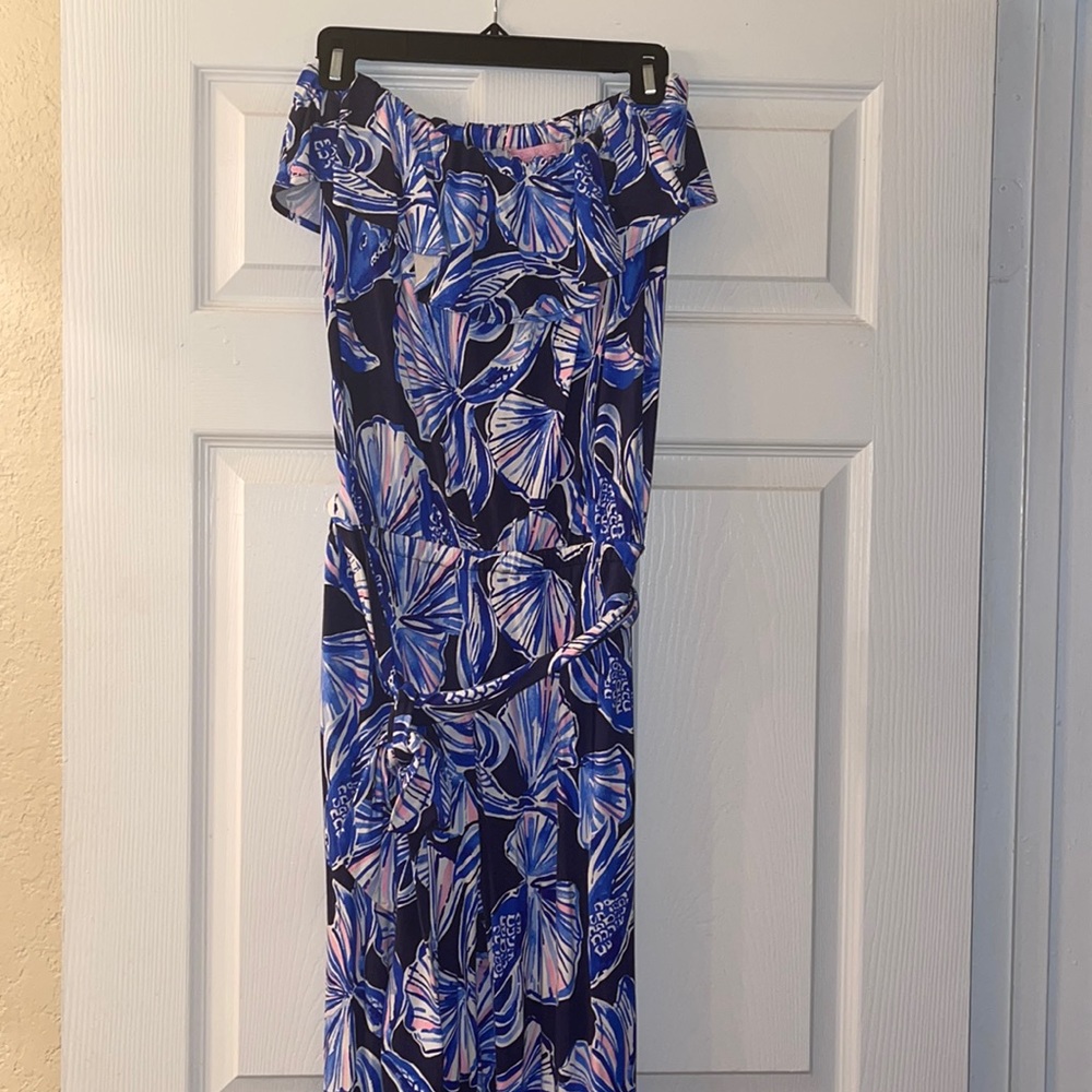Lilly Pulitzer Aleatha Jumpsuit In Reel Life
